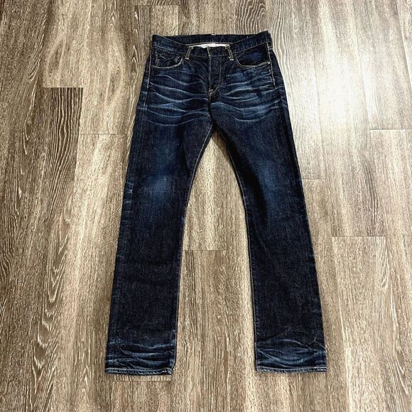 KURO Diamante Selvedge Japanese Denim Distressed Jeans Made in Japan W 30 NWOT M - Picture 2 of 14